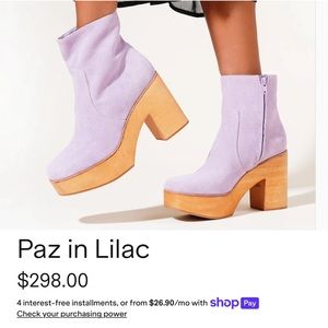 Charlotte stone Paz lilac purple